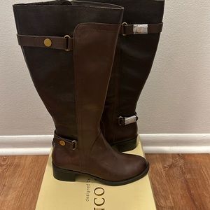Franco Sarto, brown riding boots!